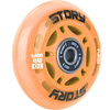 Kółka z łożyskami do rolek Story Inline Skates Wheels Pomarańczowy 64 mm (8 szt.)