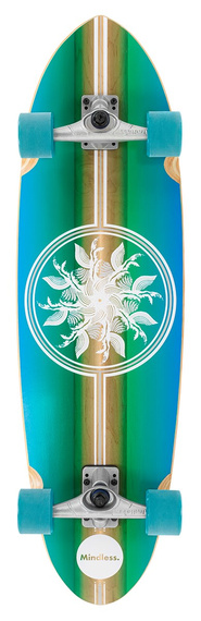 Deska Surfskate Mindless Wake Surf Skate Niebieski 35"