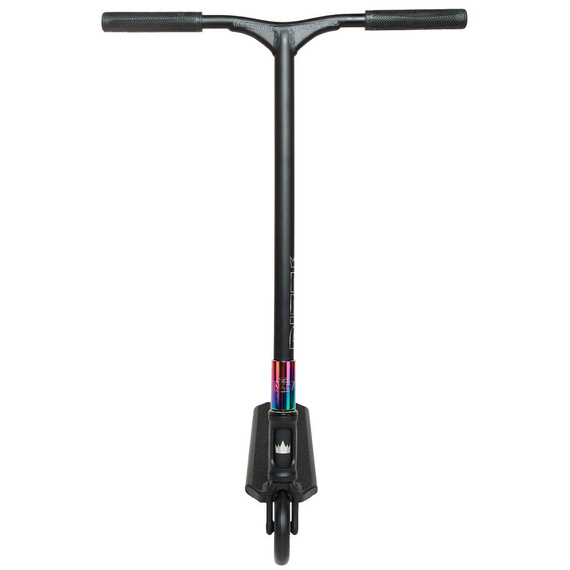 Hulajnoga Wyczynowa NKD RIZZ Stunt Scooter Czarno-Tęczowy 81 cm