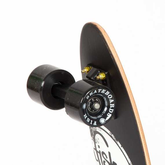 Fish skateboards Wood Fish Black Logo/Black/Black