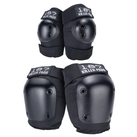 Zestaw Ochraniaczy na kolana i łokcie 187 Killer Pads Combo Pack Knee and Elbow Czarny