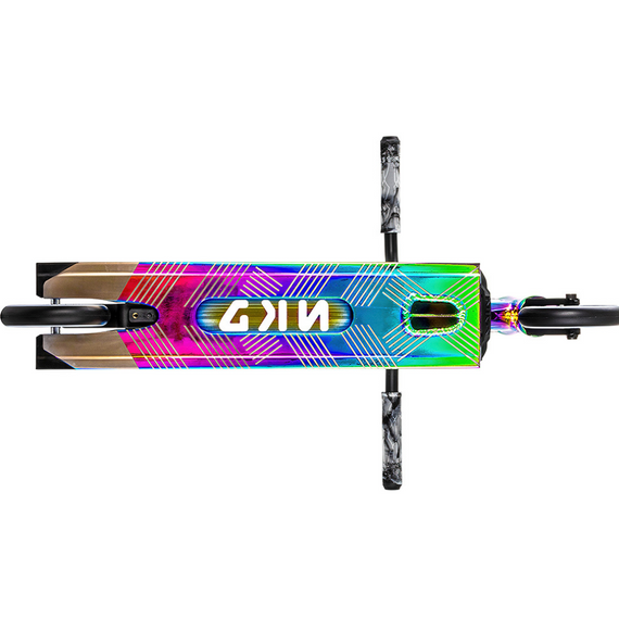 Hulajnoga Wyczynowa Streetowa Lekka NKD Fuel Tęczowy wys. 84 cm 