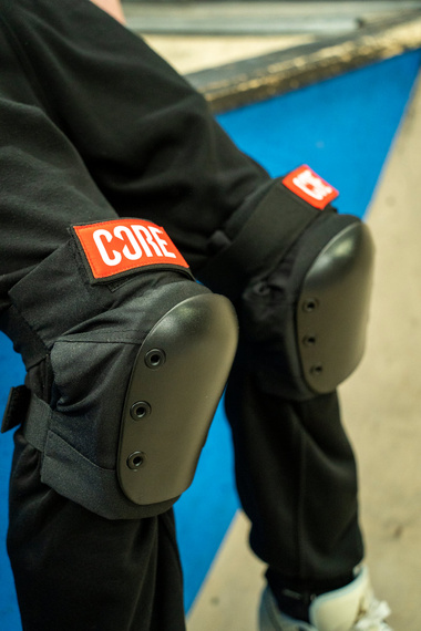 Ochraniacze na kolana CORE Street Skate Knee Pads Czarny