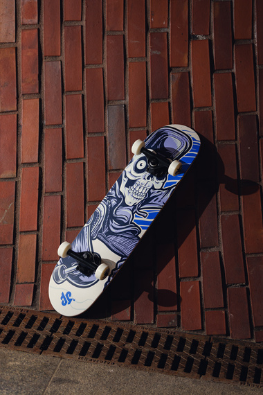 Kompletna Deskorolka Urban Sports Blue Skeleton 7.75"