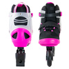 Rolki regulowane Story Motion Adjustable Inline Skates Czarno-Różowo-Tęczowy