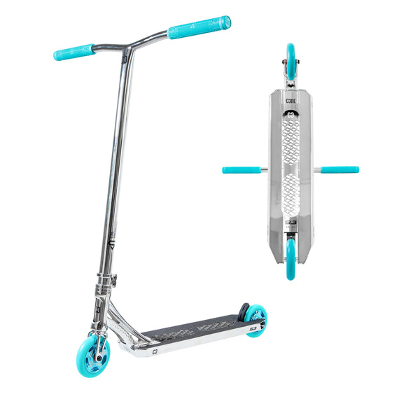 Hulajnoga Wyczynowa CORE SL3 Complete Stunt Scooter Chrome Teal wys. 92,5 cm