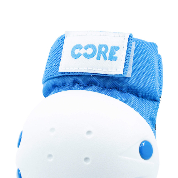 Zestaw ochraniaczy dla dzieci CORE Kids Protection Junior Skate Triple Pad Set Niebieski