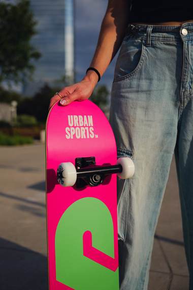 Kompletna Deskorolka Urban Sports Pink Logo 8.0"