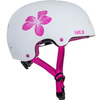 Kask Na Deskorolkę Hulajnogę NKX Brain Saver Flower Biało-Różowy