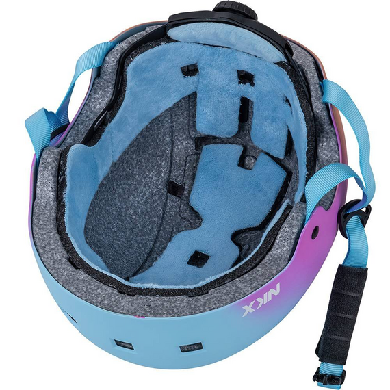 Kask Na Deskorolkę Hulajnogę NKX Brain Saver Rainbowfade M