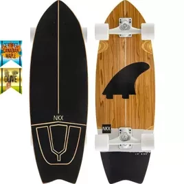 Surfskate Deskorolka Do Surfingu NKX Tahiti Olive 31"