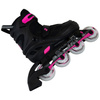 Rolki regulowane Story Midnight Adjustable Inline Skates Czarno-Różowy LED