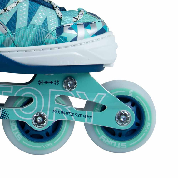 Rolki regulowane Story Spike Adjustable Inline Skates Granatowy LED
