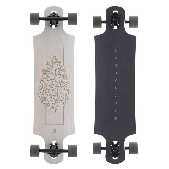 Longboard LandYachtz Drop Hammer 36,5" White Pinecone