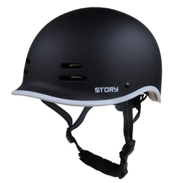 Kask Story Retro Certified Helmet Czarny