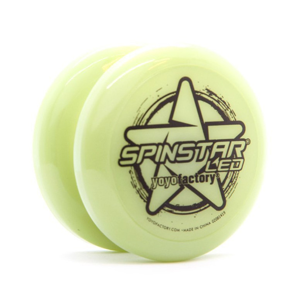 Yoyo Świecące Fluorescencyjne YoYoFactory Spinstar GLOW Yellow