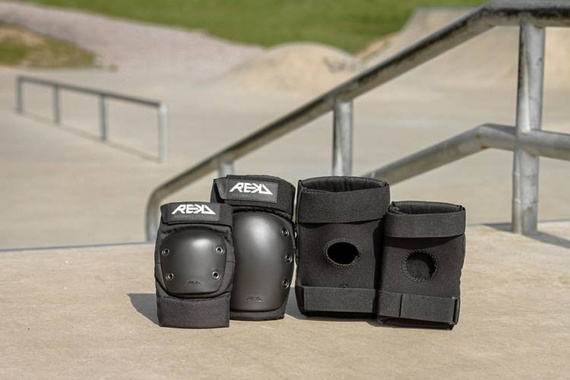 Ochraniacze REKD Ramp Double Pad Set Czarne 