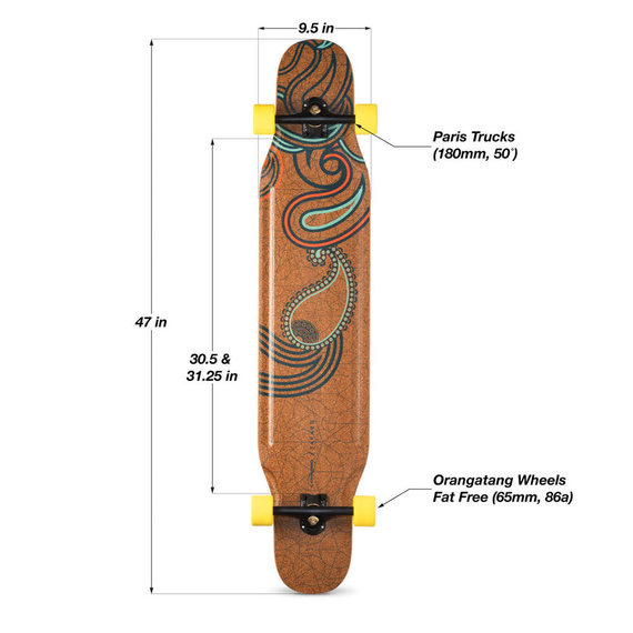 Longboard Loaded Tarab II 47" Flex 1