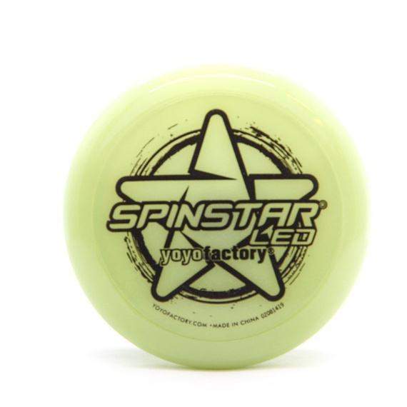 Yoyo Świecące Fluorescencyjne YoYoFactory Spinstar GLOW Yellow