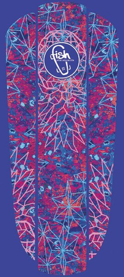 Vlepka Fish Skateboards Galaxy