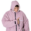 Poncho Ponczo Kurtka Story Change Robe Rose Przydymiony Różowy