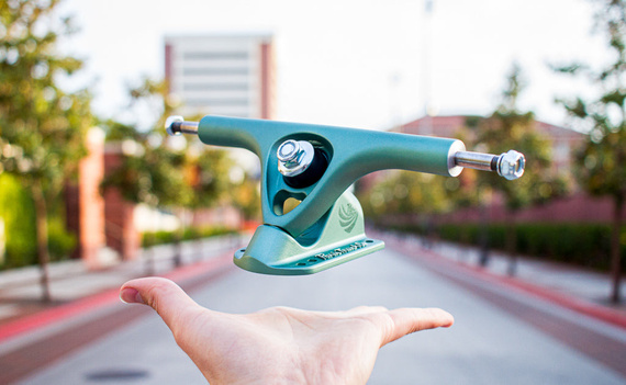 Trucki do longboardu Paris V3 180 mm 50° Longboard Trucks Sage Green