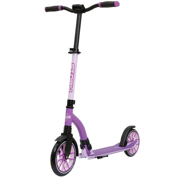 Hulajnoga Miejska Transportowa Story Big Wheel Advanced Foldable Scooter Fioletowy 230/200 mm