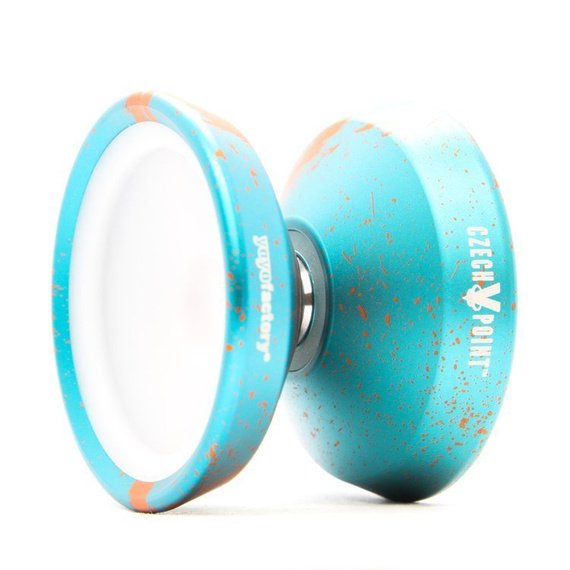 Yoyo Metalowe Yoyo CzechPoint Pivot - Aqua Orange White