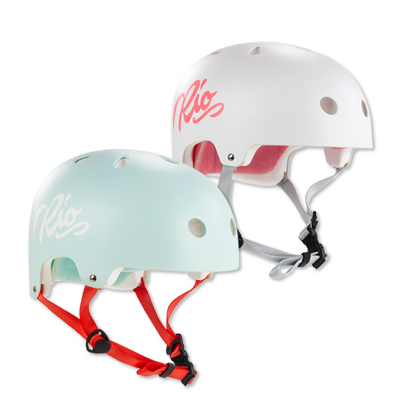Kask Rio Roller Script Helmet Matt Biały