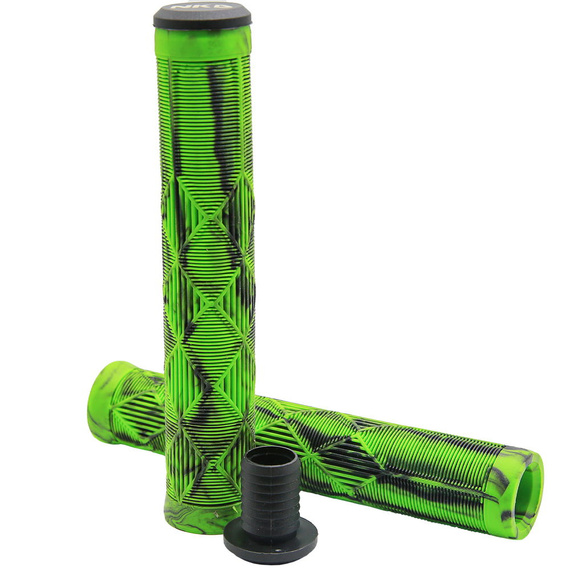 Gripy Rączki do Hulajnogi Wyczynowej NKD Fuel Stunt Scooter Grips Czarno-Zielony 165 mm