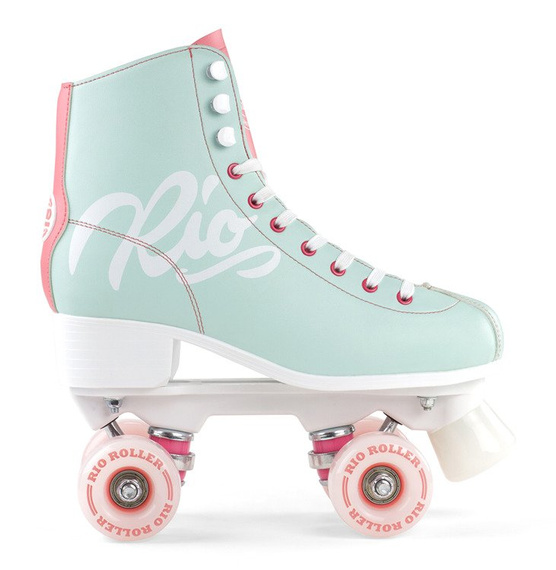 Wrotki RIO ROLLER SCRIPT QUAD SKATES Mint