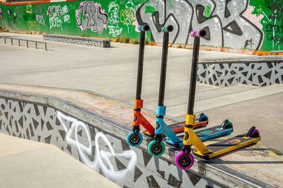 Hulajnoga Wyczynowa 74 cm SLAMM Tantrum V9 Pomarańczowa