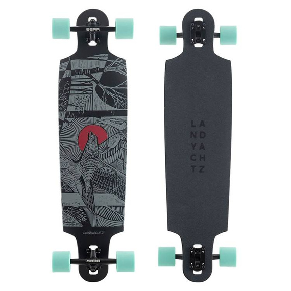 Longboard LandYachtz Drop Cat 38,6" Seeker Black