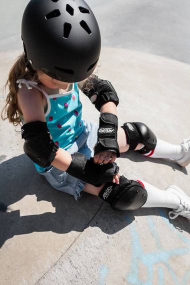 Ochraniacze REKD Junior Heavy Duty Triple Pad Set L Czarne