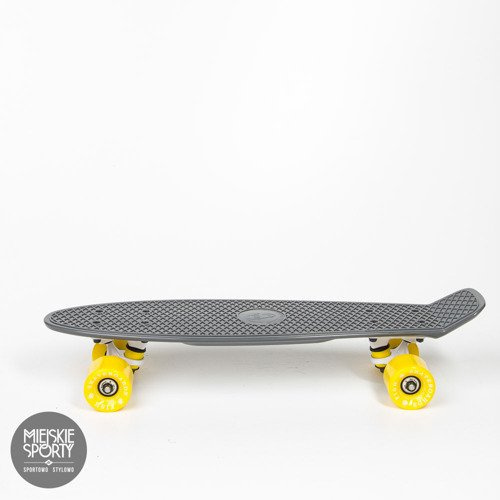 Fish skateboards Grey  / White / Yellow