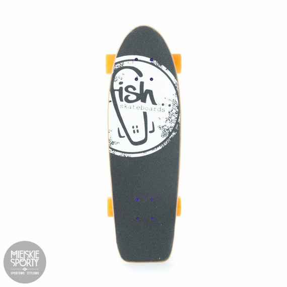 Shortboard Fish Skateboards Party Orange