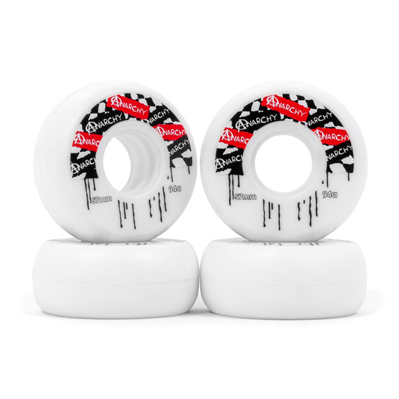 Kółka do rolek agresywnych Anarchy Aggressive Wheels Biały 57 mm 94A