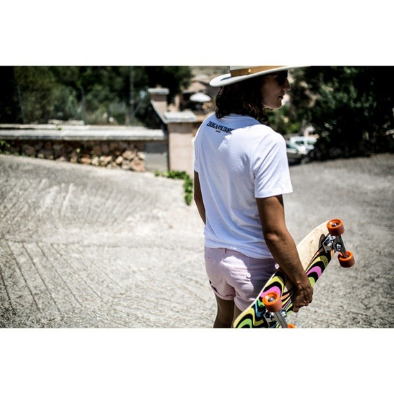 Shortboard Fish Skateboards Neo/Silver/Orange