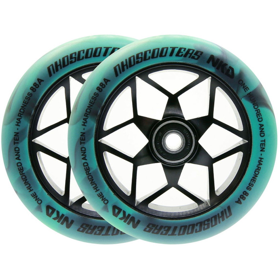 Koła do Hulajnogi NKD Goat Stunt Scooter Wheels Czarno-Miętowy 110 mm