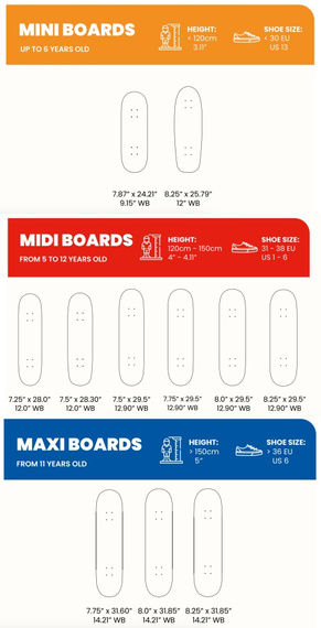 Deskorolka dla dzieci Tricks MAXI Edge 7.75”