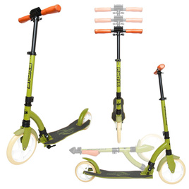 Hulajnoga Transportowa Miejska z Przednim Zawieszeniem Story Retro Ride Zielony