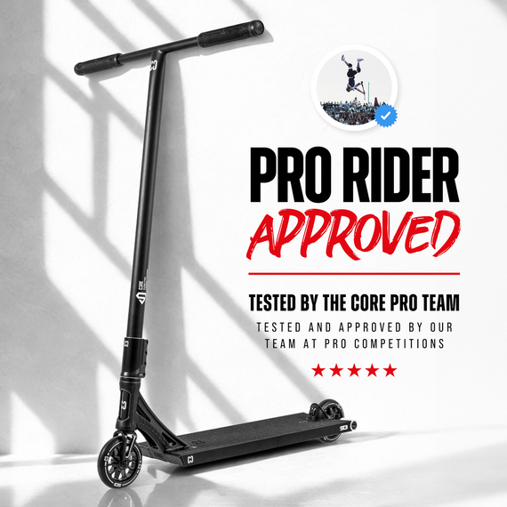Hulajnoga Wyczynowa CORE ST3 Complete Stunt Scooter Czarny wys. 96 cm