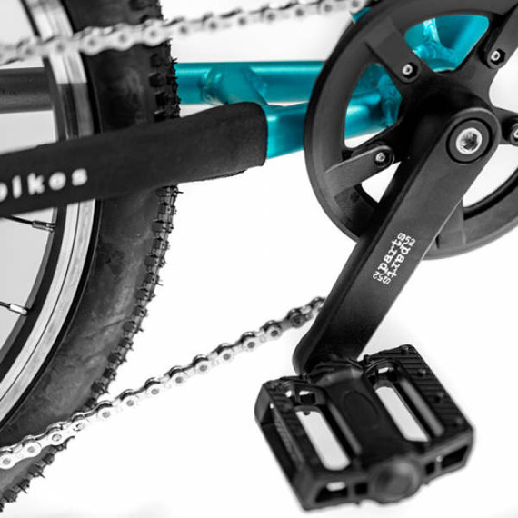 Superlekki rower dla dzieci KUbikes 20L Turkusowy