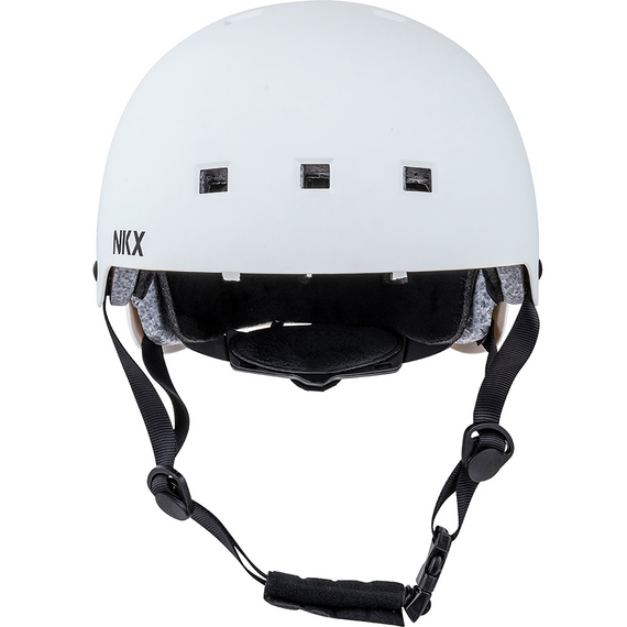 Kask Na Deskorolkę Hulajnogę NKX Brain Saver Biały S