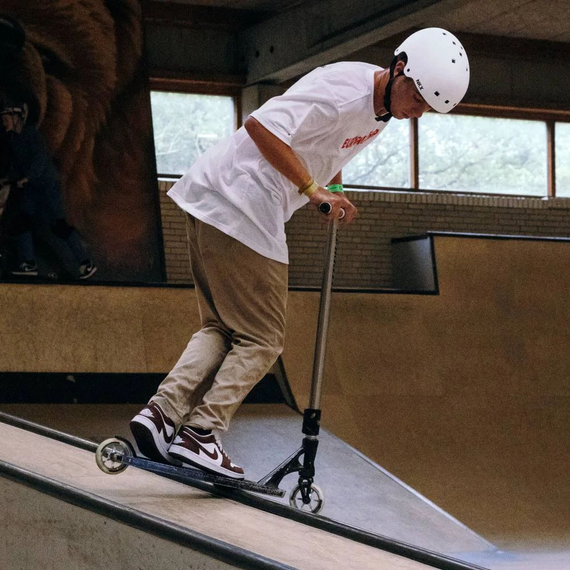 Kask Na Deskorolkę Hulajnogę NKX Brain Saver BCG Czarno-Zielony L