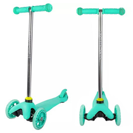 Hulajnoga trzykołowa dla dzieci Story Drive Miętowy Brokat