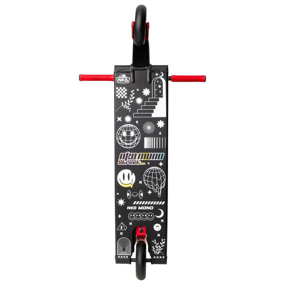 Hulajnoga Wyczynowa NKD Mono Czarno-Czerwony wys. 95 cm