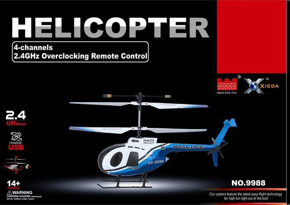 Helikopter Rc E_fly: Haiti Police 2.4GHz