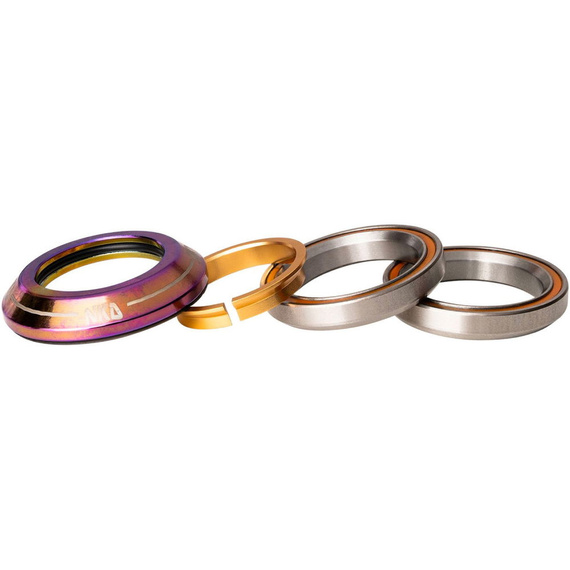 Stery zintegrowane do Hulajnogi NKD Pro Steel Stunt Scooter Headset Tęczowy 1 1/8"