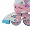 Rolki regulowane Story Spike Adjustable Inline Skates Niebiesko-Różowy